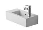 DURAVIT - Vero Umývátko 50x25 cm, s přepadem, s otvorem pro baterii vpravo, bílá 0703500008