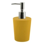 Spirella TAKEO dávkovač mýdla žlutý / Bambusová vlákna / 400 ml