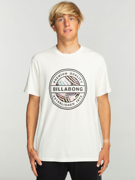 Billabong ROTOR FILL off white pánské tričko s krátkým rukávem - XXL