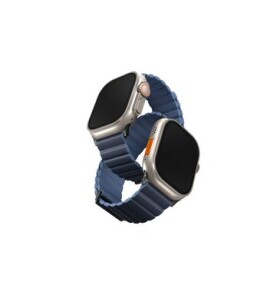 UNIQ Revix Premium Edition Reversible Magnetic řemínek pro Apple Watch 49 45 44 42 mm - PRUSSIAN (modrá) (8886463684290)