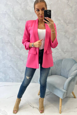 Sako s klopami 23830 růžové - Kesi one size