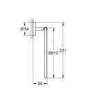 GROHE - BauCosmopolitan Držák na ručníky, chrom 40460001