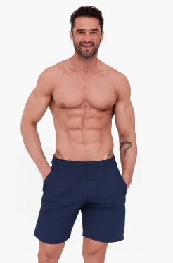 Cornette 883/01 S-2XL pánské pyžamové šortky tmavě modrá S