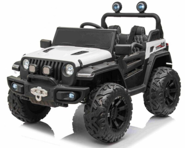 Mamido Dětské elektrické autíčko Master of Terain 4x4 bílé