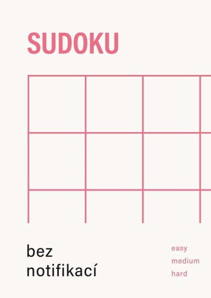 Sudoku bez notifikací (červená) - kolektiv autorů
