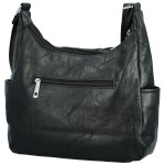 Stylová dámská koženková crossbody kabelka Palmira, černá