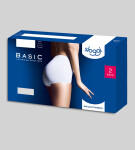 Dámské kalhotky Sloggi Basic+ Maxi 2P bílé WHITE