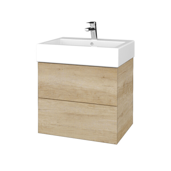 Dřevojas - Umyvadlová skříňka VARIANTE SZZ2 60 pro umyvadlo Duravit Vero - D15 Nebraska / D15 Nebraska 265786