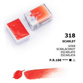 Nevskaya Palitra White Nights akvarelová barva 2,5 ml Scarlet light