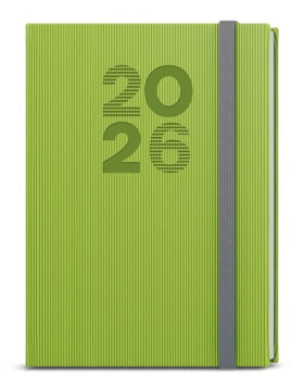 Týdenní diář 2026 Oskar Vigo A5 zelená