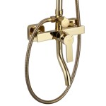 REA - Sprchový set s baterií 150mm ARGUS zlatá REA-P7840