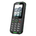 EVOLVEO StrongPhone X5, vodotěsný odolný Dual SIM telefon, černo-zelený