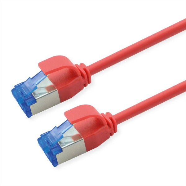 Roline 21.15.4305 RJ45 síťové kabely, propojovací kabely CAT 6A S/FTP 5.00 m červená (jasná) flexibilní provedení, bez halogenů, samozhášecí 1 ks