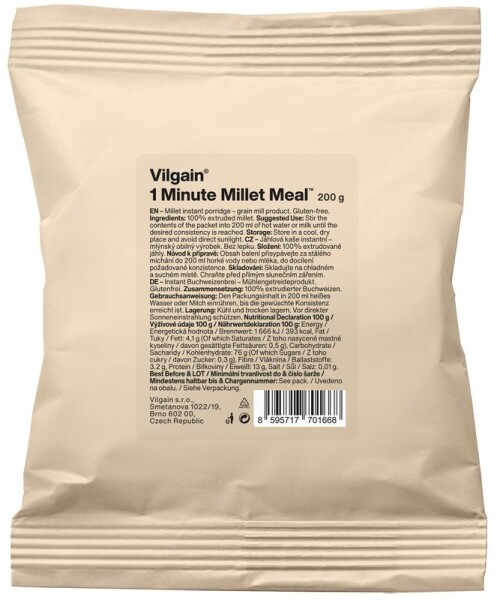 Vilgain Minutová jáhlová kaše – 200 g