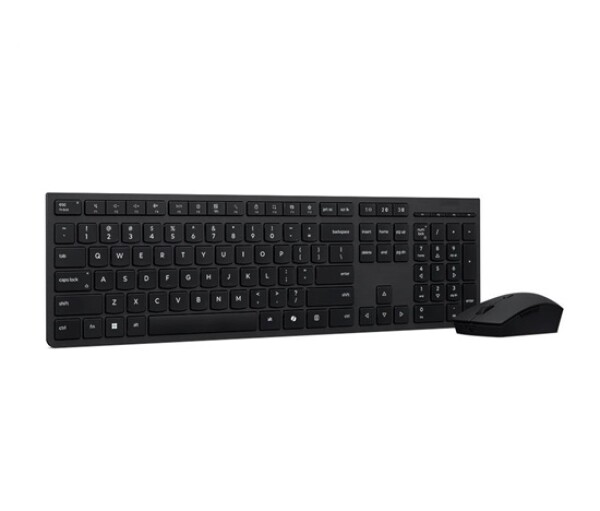 LENOVO klávesnice a myš bezdrátová Professional Wireless Rechargeable Keyboard and Mouse Combo AI - CZ/SK EDF_805962