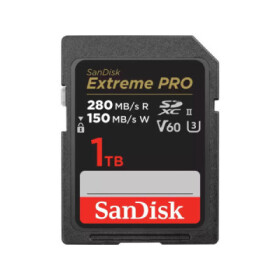 SanDisk MicroSDXC karta 1TB Extreme PRO (R:280/W:150 MB/s, UHS-II, V60) EDF_493497