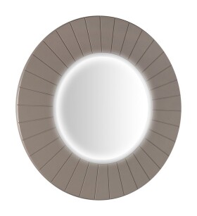 SAPHO - LUMIRO STRIP kulaté zrcadlo s LED osvětlením v rámu ø 75cm, agila LR750-4343S