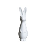 DBKD Velikonoční dekorace Swedish Rabbit White - small, bílá barva, keramika