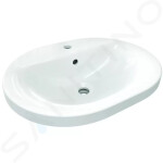 IDEAL STANDARD - Connect Umyvadlo zápustné, 550x430 mm, s přepadem, 1 otvor pro baterii, bílá E503901