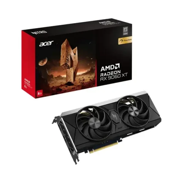 Acer Nitro Radeon RX 9060 XT OC 8GB / Grafická karta / 3290MHz / 8GB GDDR6 / 1x HDMI + 2x DP / 450W (8) (DP.Z4UWW.P01)