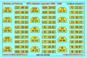 Vodotisk = SPZ nákladní vojenské 1960-1986 (1:43)