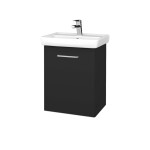 Dřevojas - Umyvadlová skříňka DOOR SZD 50 - N03 Graphite / Úchytka T04 / N03 Graphite / Levé 340476E