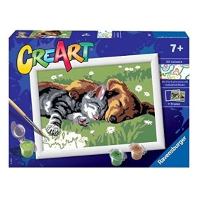 CreArt Spící pes a kočka