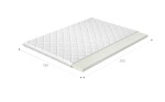 Topper T30 na matraci Rozměr: 80 x 200 cm, Potah: Hypoalergenní potah
