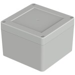 Bopla Euromas X, XT 111108 7035 07511118 elektronická krabice 104.80 x 104.80 x 74.70 ABS šedobílá (RAL 7035) 1 ks