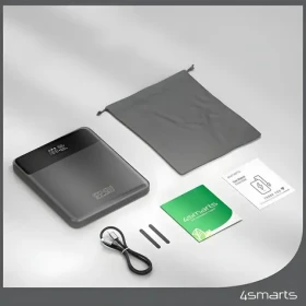 4smarts Enterprise Slim space grey / Powerbanka / 20000mAh / 122.5W (540622)