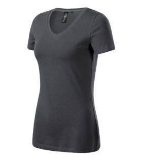 Action V-neck tričko dámské light anthracite S