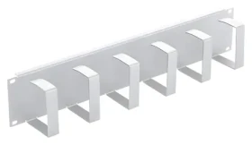 Triton 19" vyvazovací panel 2U šedá / 6x háček / 70x85 mm / RAL 7035 (RAC-VP-X22-A1)