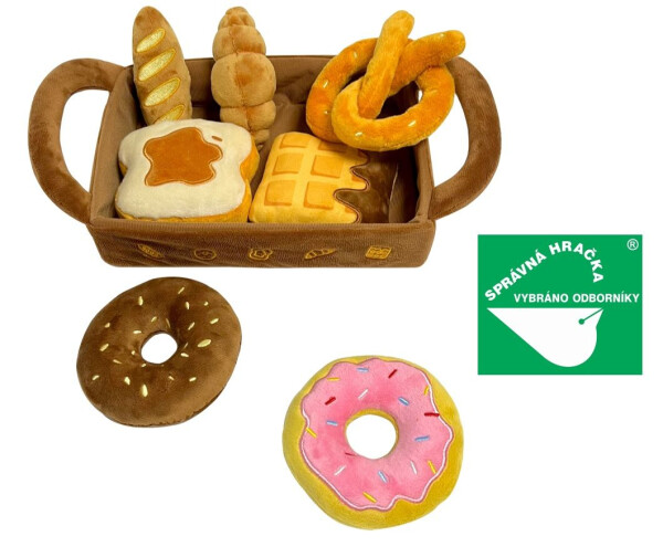 Magic Baby Pečivo v košíku - plyšová hračka