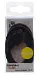 2GO černá / Datový a nabíjecí kabel / USB-A na Micro-USB / 1 m (795201)