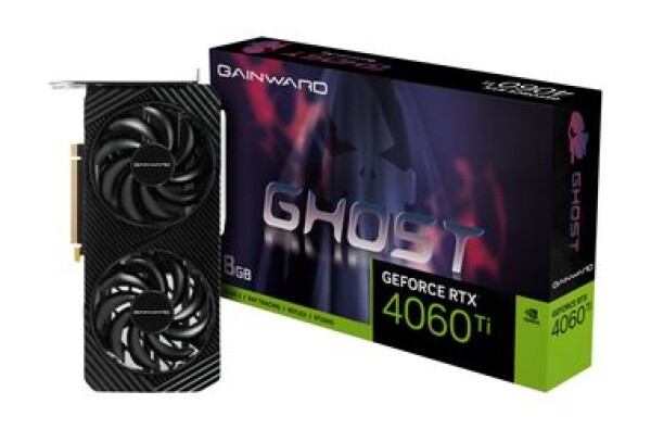 GAINWARD RTX 4060 Ti Ghost 8GB / 2310 - 2535 MHz / 8GB GDDR6 / 128bit / 1x HDMI + 3x DP / (8) (471056224-3949)