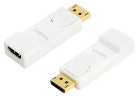 LogiLink CV0057 DisplayPort (M) - HDMI (F) bílá / Adaptér / Video / 1920 x 1080 (CV0057)