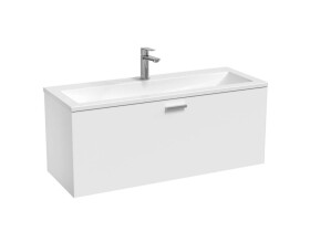 RAVAK - Clear II Umyvadlová skříňka 100x38x40 cm, 1 zásuvka, lesklá bílá X000001643