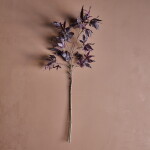 House Doctor Umělá květina Maple Burgundy 90 cm, červená barva, plast