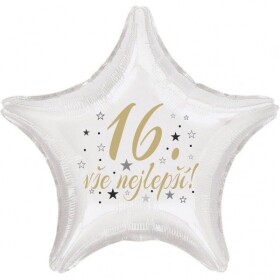 16. narozeniny balónek hvězda Balonky.cz 16. narozeniny balónek hvězda Balonky.cz