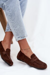 Loafersy Mokasyny Damské Ploché Tmavě hnědé Soreline 39