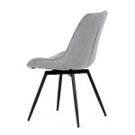 Jídelní židle, šedá, látka, HC-T1130 GREY2
