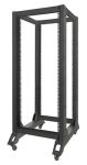 Lanberg OR01-6827-B černá / Otevřený stojanový rozvaděč / 19" / 27U / Šířka 600 mm / Hloubka 800 mm (OR01-6827-B)