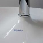 DURAVIT - Cape Cod Umyvadlo na desku, průměr 48 cm, bez přepadu, s otvorem pro baterii, DuraCeram, bílá 2328480000