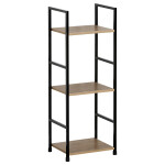 Regál, mdf, hnědá, GD-213 OAK