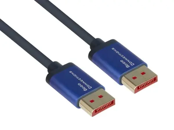 Good Connections SmartFLEX DP1.4 modrá 3 m / Propojovací kabel / DP 1.4 / 8K UHD-2 60Hz / 25,92 Gbit/s (4814-SF030B)