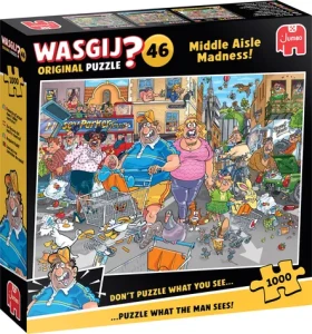 JUMBO Puzzle WASGIJ Original 46: Šílenství střední uličky!