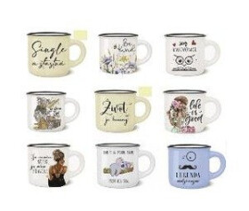 Hrnek 80 ml s popisy