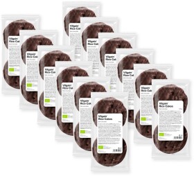 Vilgain Rýžové chlebíčky BIO – 12× hořká čokoláda 100 g