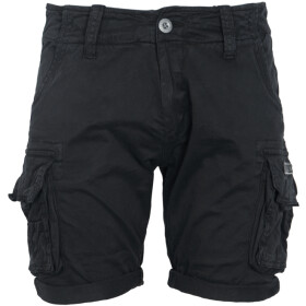 Alpha Industries Kalhoty krátké Crew Short černé 32