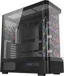 XYZ PC GEAR Quantum ARGB černá / PC skříň / ARGB podsvícení / ATX / E-ATX (X-CS-QUANTUM-B)